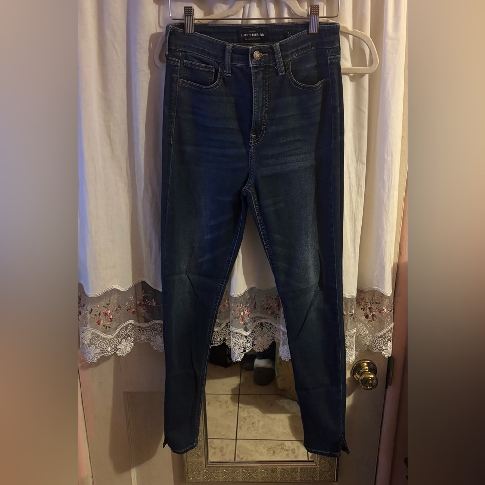 Lucky Brand Men's Skinny Jeans - Dark Blue